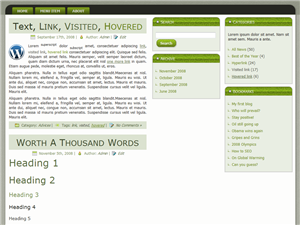 Plantilla WordPress Gratis business green 1.0