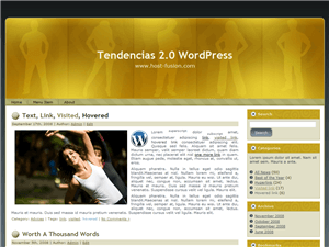 Tendencias 2.0 Plantilla para wordpress