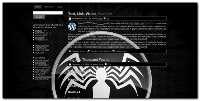 Spider 2.0 Plantilla para wordpress Spider 2.0 Plantilla para wordpress