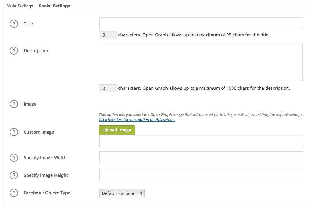 Configurar Social Meta