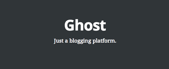 Ghost la alternativa a WordPress