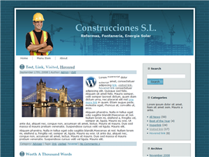 Plantilla WordPress | Constructora 1.0