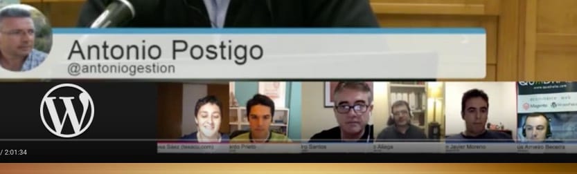 Hangout WordPress themes y builders