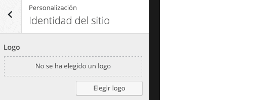 Elegir logo WordPress