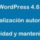 WordPress 4.6.1 actualización de seguridad y mantenimiento