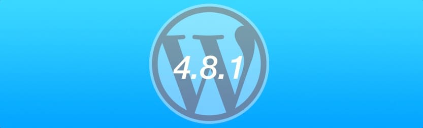 Nuevo WordPress 4.8.1
