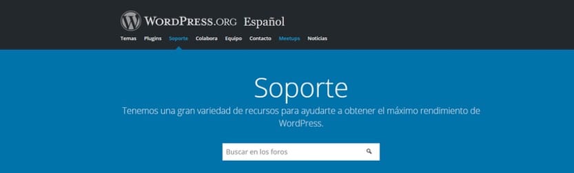 soporte WordPress
