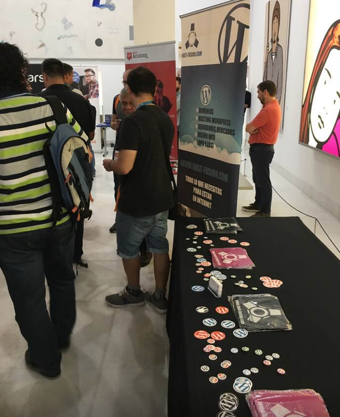 STAND HOST-FUSION WORDCAMP VALENCIA 2018