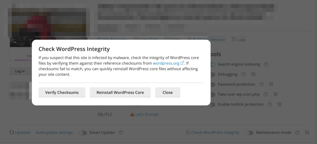 Cómo comprobar la integridad de WordPress