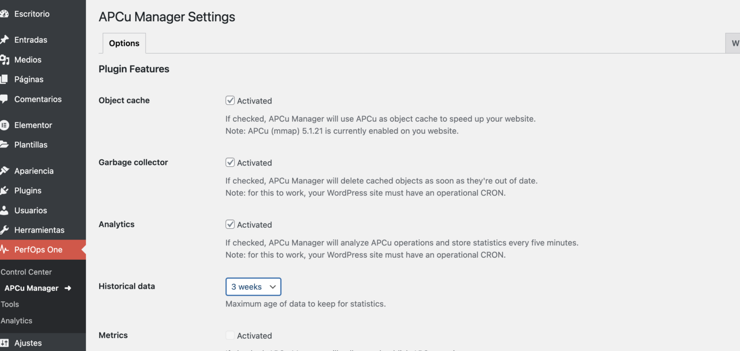 Activar la cache de objetos en cPanel de Host-Fusion