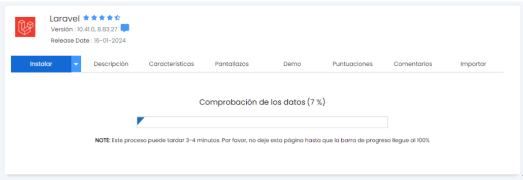 Instalación y confirmación: Inicia el proceso de instalación y espera a que Softaculous realice su magia. Una vez finalizado, recibirás una confirmación.