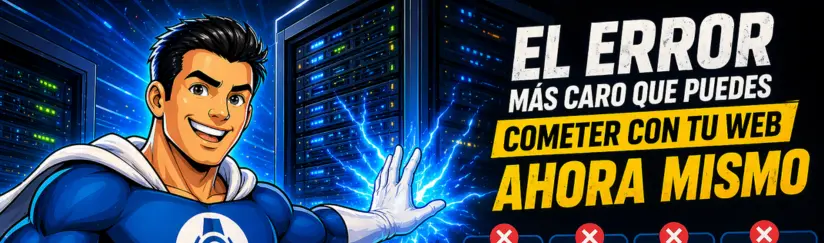 El error más caro que puedes cometer con tu web ahora mismo