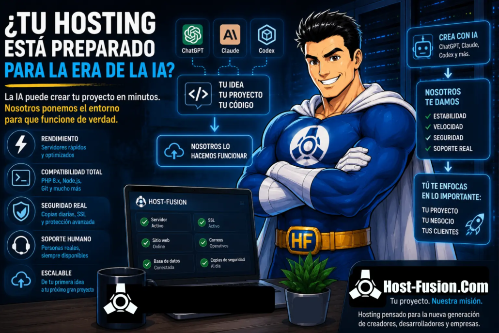 Hosting de vanguardia con IA y seguridad