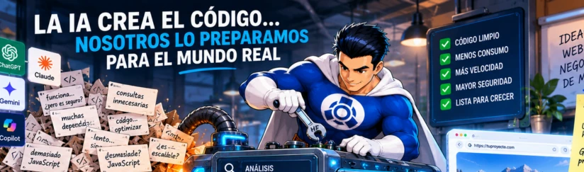 webs creadas con IA