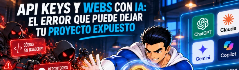 API keys y webs con IA: el error que puede dejar tu proyecto expuesto